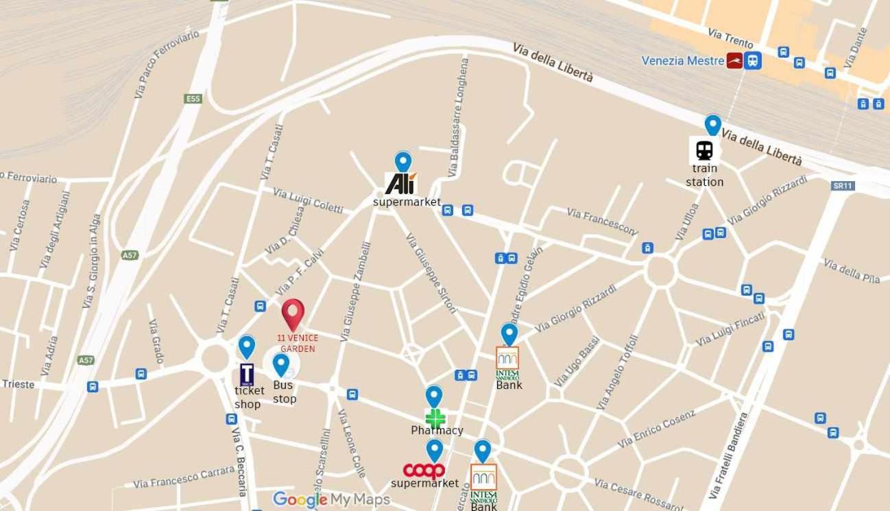 11 Venice Garden Private Garden Parking Free Apartment มาร์เกรา ภายนอก รูปภาพ